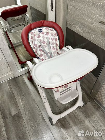Стульчик для кормления chicco polly progress 5