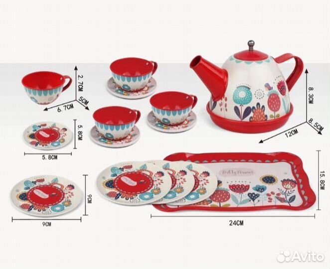 Детский игровой набор Веселое чаепитие