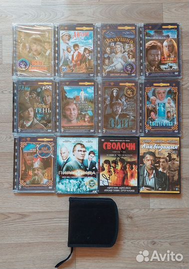 Диски двд DVD фильмы, Сумка для дисков