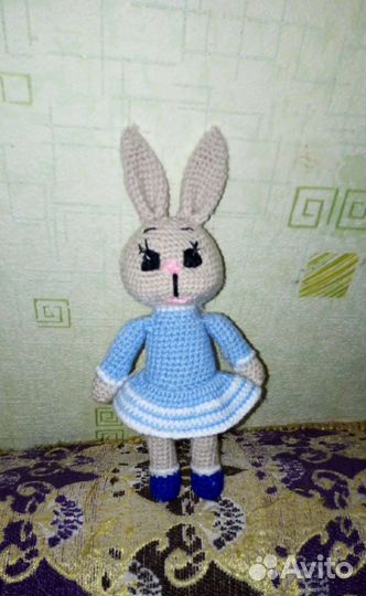 Вязаные игрушки на заказ. Новогодние подарки. Заяц