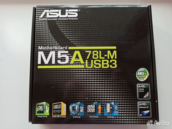Материнская плата: Asus M5A78L-M/USB3
