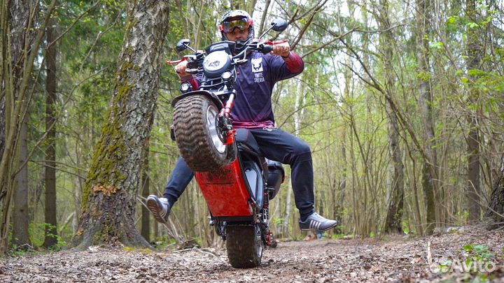 Электроскутер white siberia PRO 2500W black