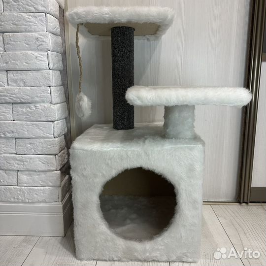 Домик для кошки с когтеточкой (новый)