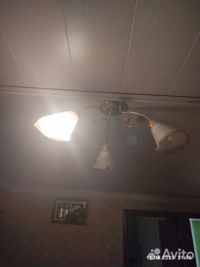 Люстра потолочная хрустальная