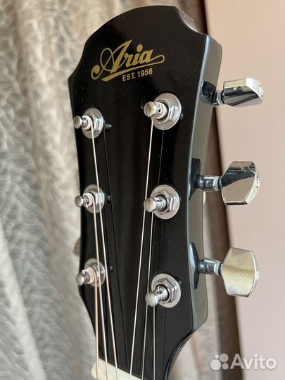 Акустика Aria новая+чехол, ремешок и медиаторы