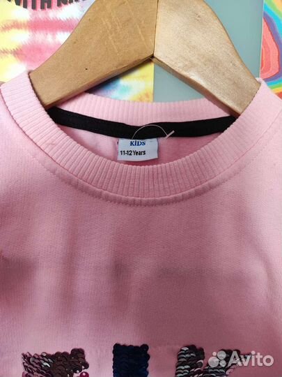 Свитшот на девочку 134-140