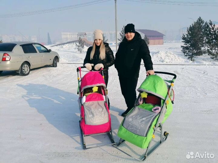 Санки коляска ника