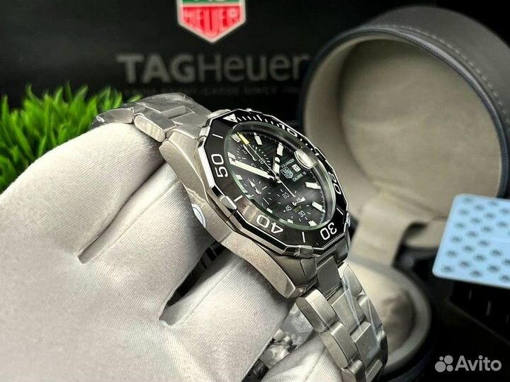 Кварцевые мужские часы Tag Heuer с гарантией