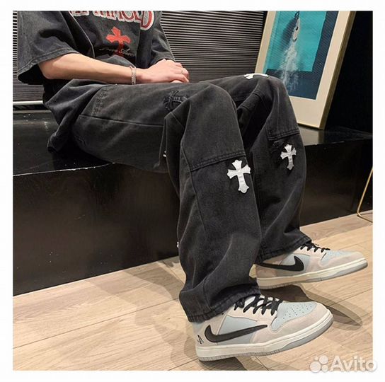 Джинсы Chrome Hearts