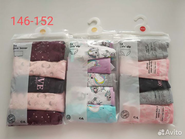 Новые трусы для девочек C&A