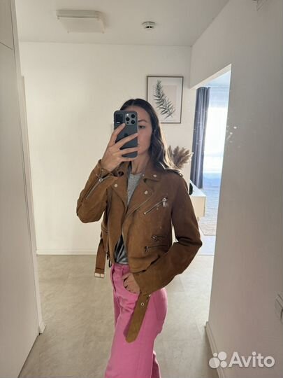 Куртка под замшу