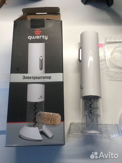 Электроштопор qwerty новый