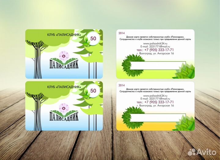 Дизайн визиток, дисконтных карт. Метрика-постер