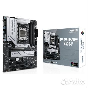 Asus prime X670-P, Socket AM5 новая с гарантией