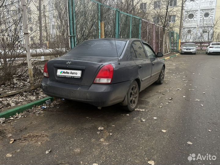 Hyundai Elantra 2.0 AT, 2002, 199 000 км