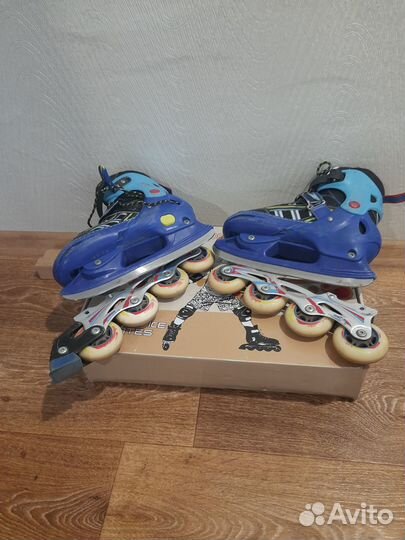 Ледовые коньки+ролики 2в1