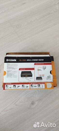 Wifi роутер D link DSL-2500U