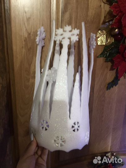 Корона снежной королевы 2шт для мамы и дочки