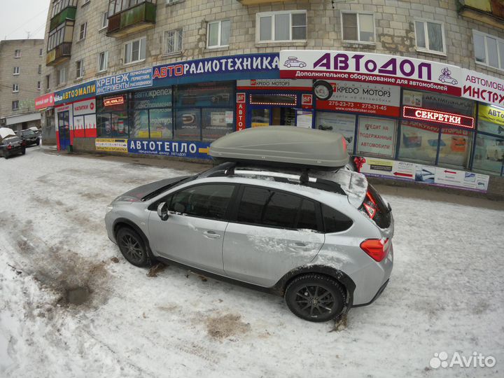 Багажник бокс на крышу Subaru Impreza XV (2012-17)