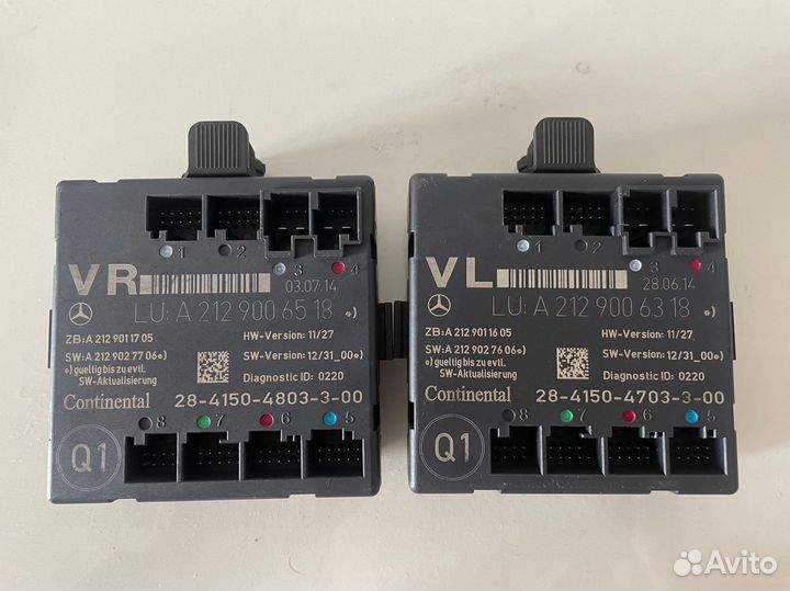 Блок комфорта двери w204