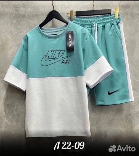 Спортивный костюм мужской шорты и футболка новый