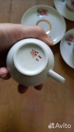 Кофейный сервиз минский фарфоровый завод СССР