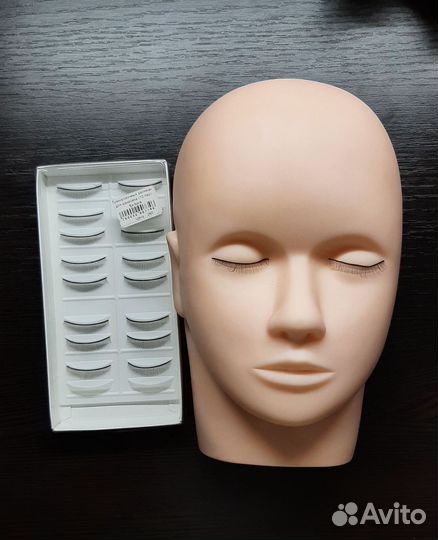 Голова манекен для наращивания ресниц