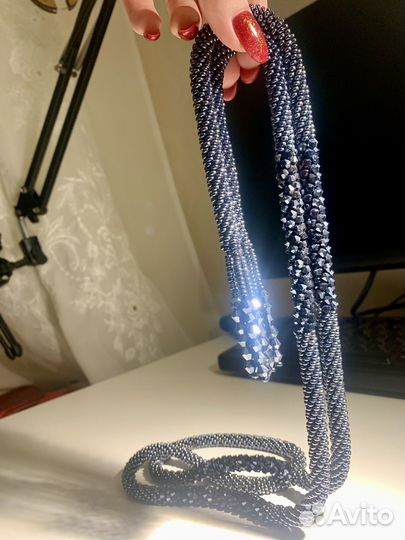 Колье из бисера