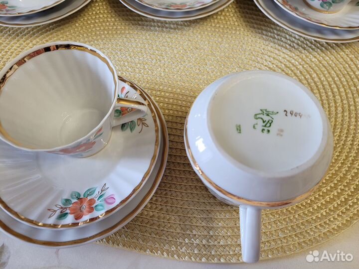 Чайный сервиз СССР, 6 персон