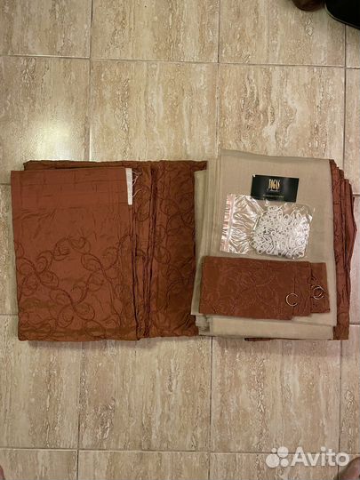 Шторы Кармен терракот Togas