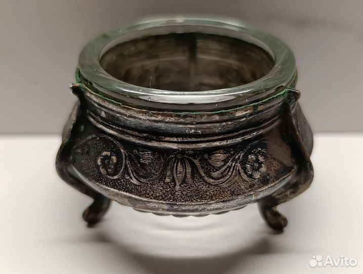 Солонка мельхиоровая СССР