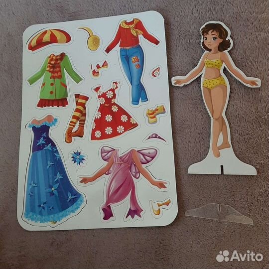 Кукла на магнитах.Новая