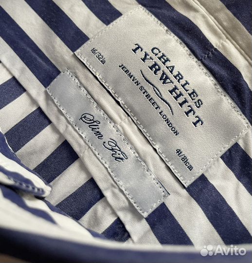 Рубашка Charles Tyrwhitt оригинал M-L oldmoney