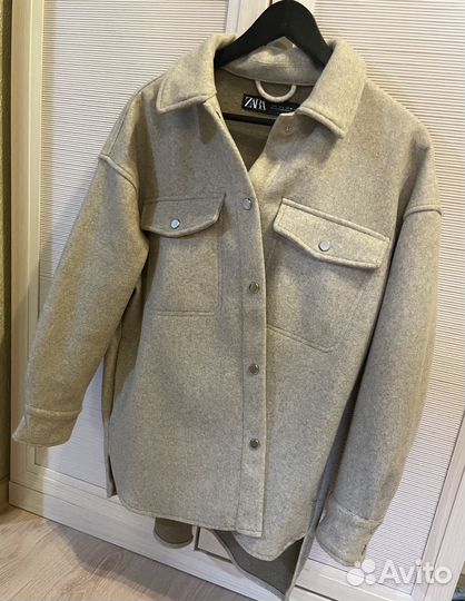 Куртка рубашка zara
