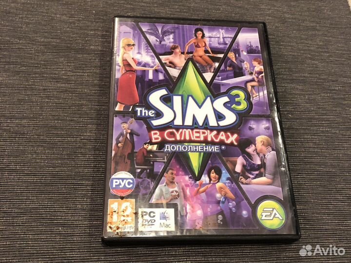 Компьютерная игра The Sims 2 дополнение В сумерках