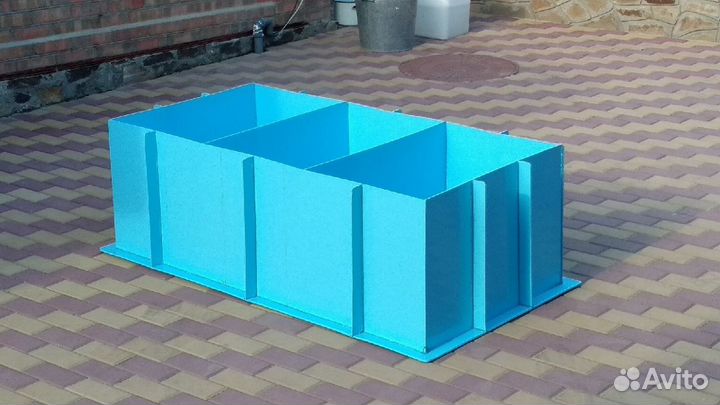 Бассейн, купель, Емкость, узв из полипропилена