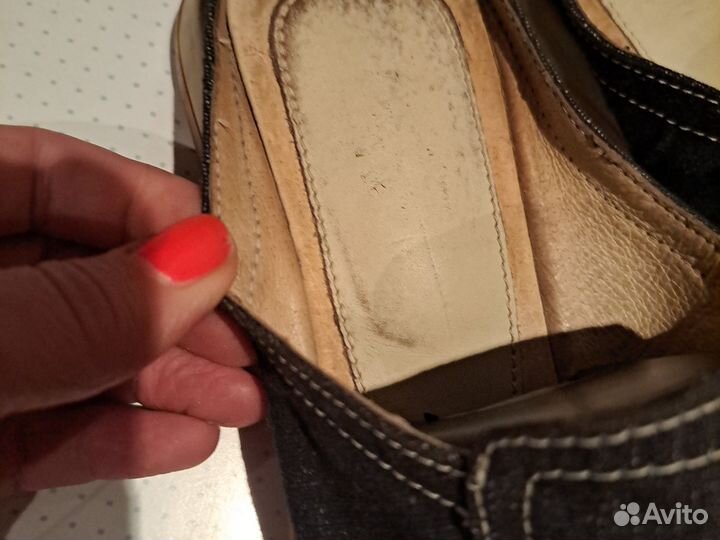 Сабо женские 38 размер натуральная кожа