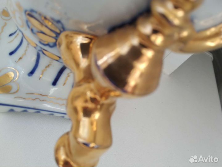 Самовар сувенирный Гжель из СССР