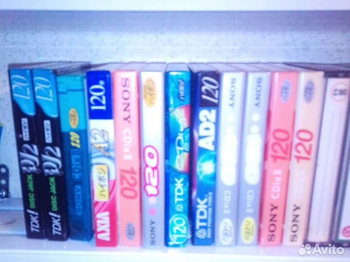 Аудиокассеты запечатанные и б.у