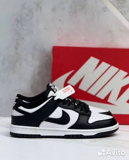 Кроссовки Nike dunk чёрные 5