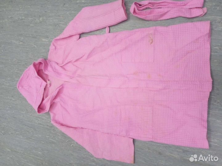 Халат вафельный 158-164см