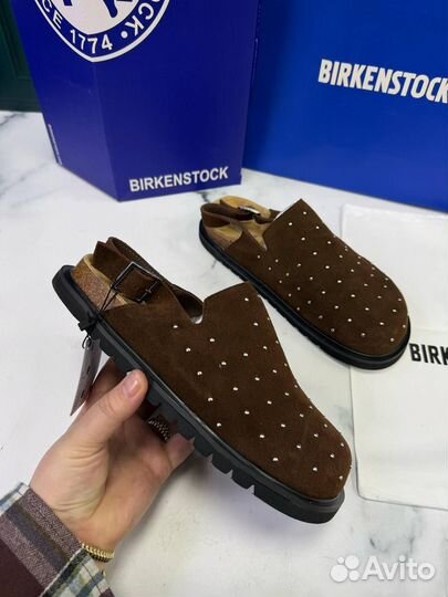 Сандалии Birkenstock натуральная замша женские