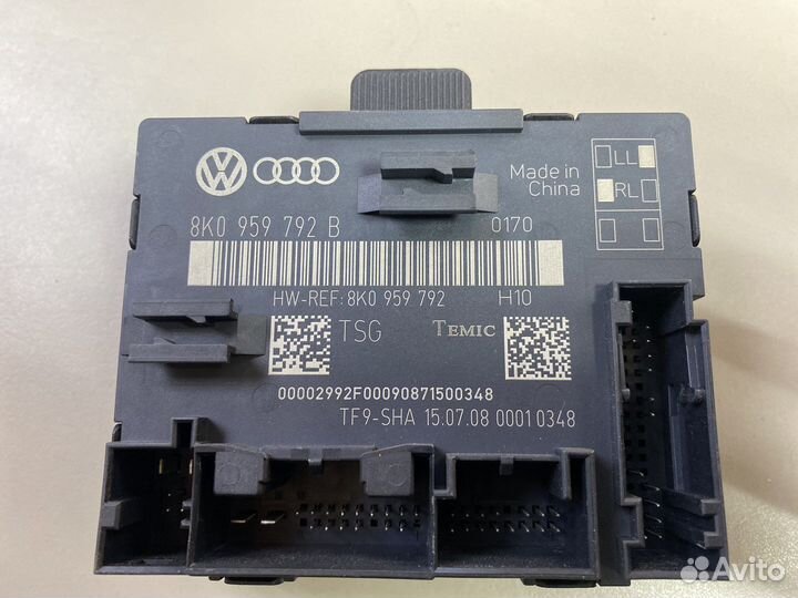 Блок управления передней правой двери Ауди А4 Б8 8