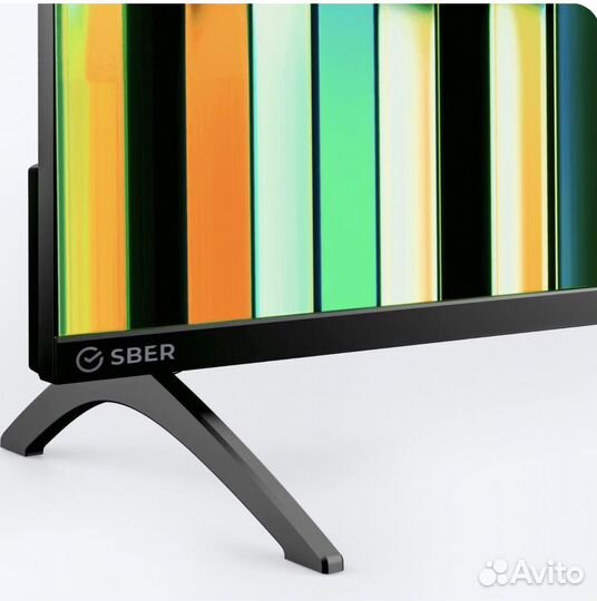 Умный телевизор Sber 4K UHD 55, чёрный