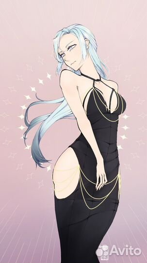 Стилизованный рисунок на заказ/арт в 2Д