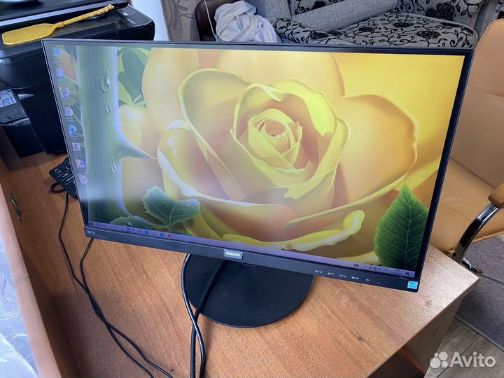 Монитор Philips 75 hz 22 дюйма full hd