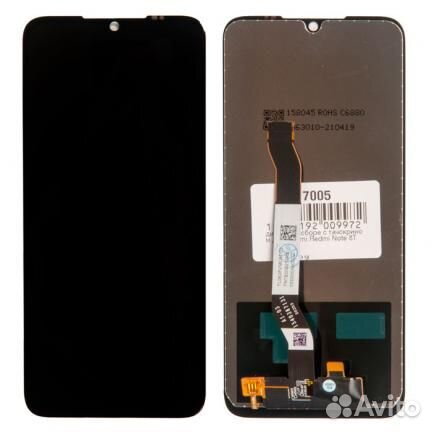 Дисплей в сборе с тачскрином для Xiaomi Redmi Note