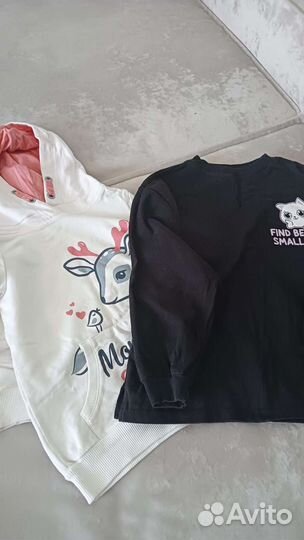 Детская одежда для девочек пакетом рост 128