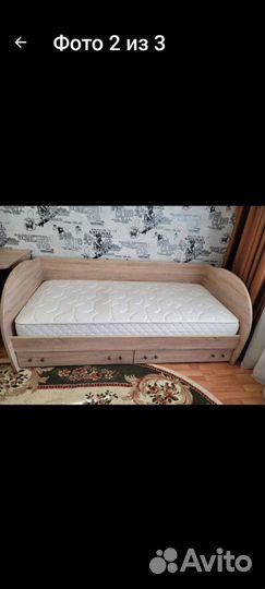Кровать подростковая с матрасом
