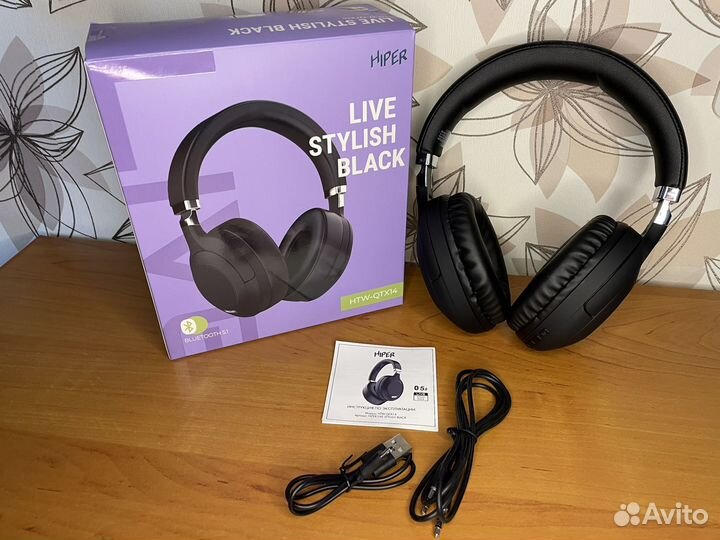 Беспроводные наушники hiper новые